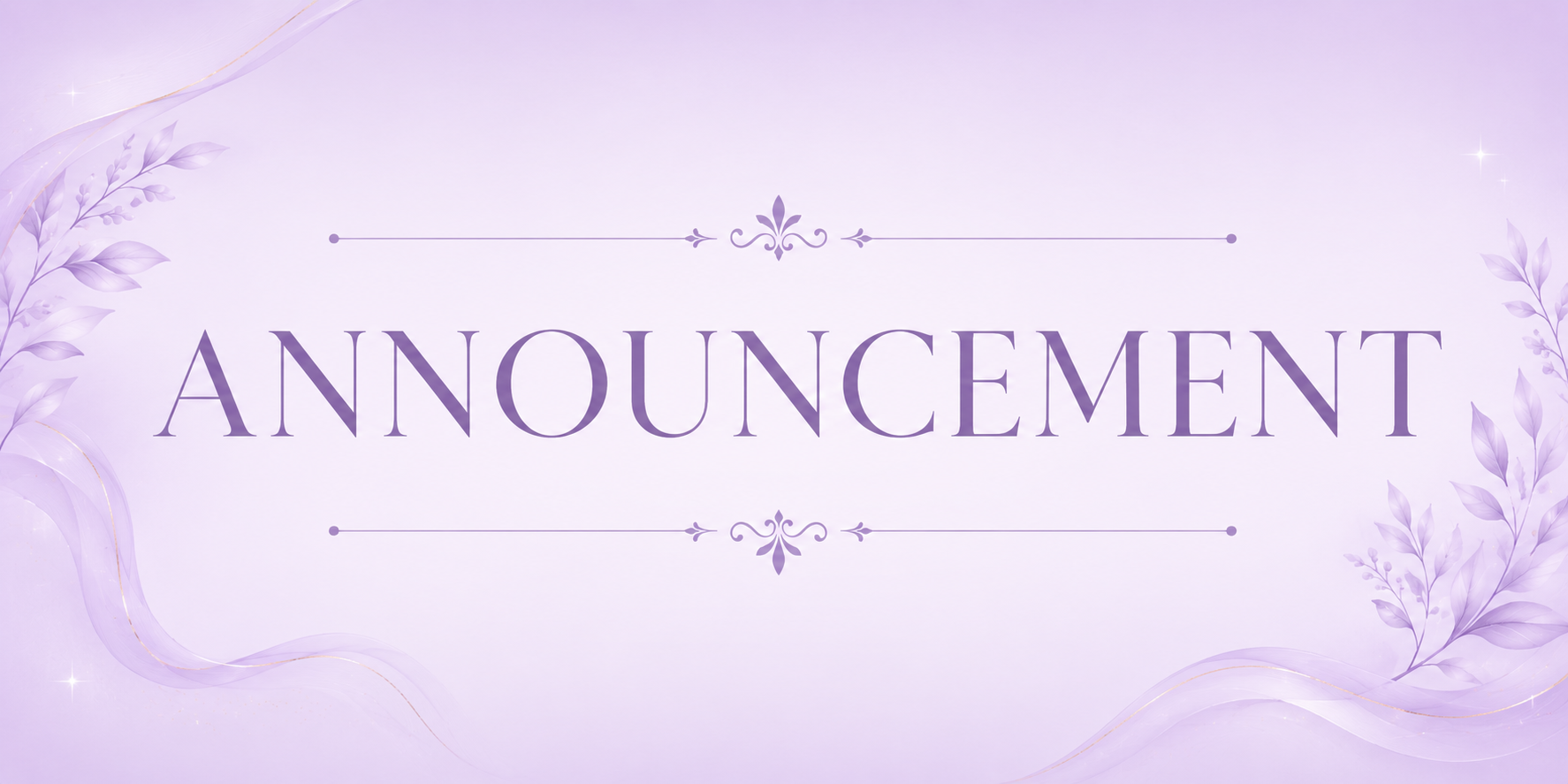 Announcement 