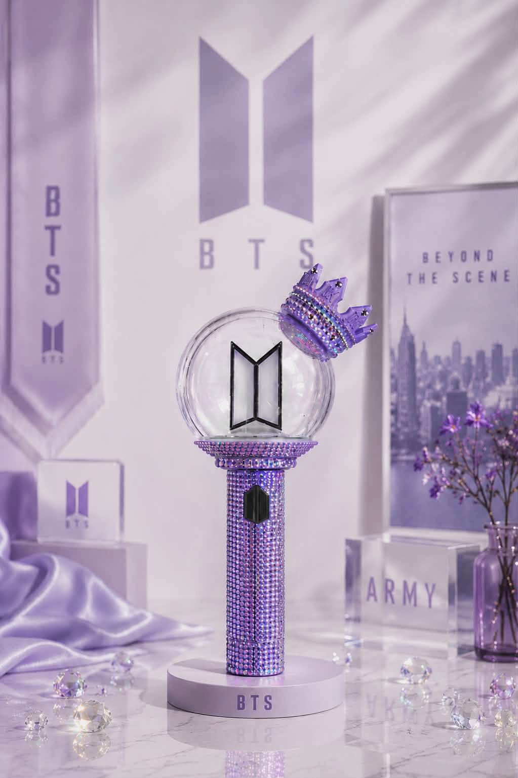 BTS Rhinestone Skin and Crown For V4
